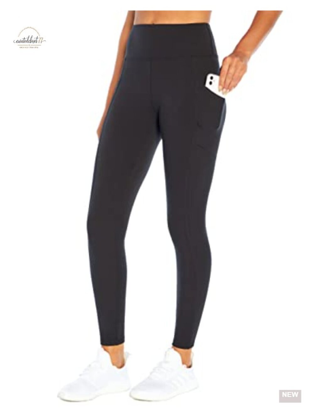 High Rise Tummy Control Legging with Pockets, Moisture Wicking, 27" Inseam